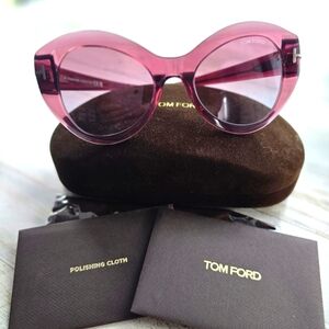 Tom Ford Butterfly Pink Sunglasses